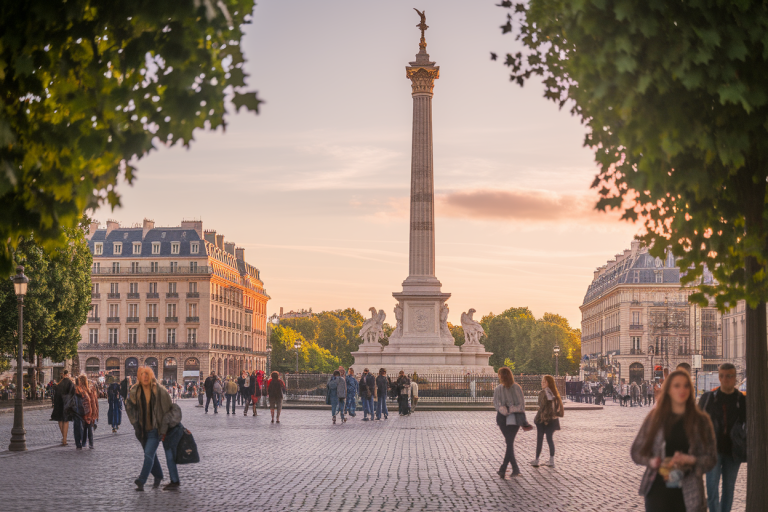 place-bastille-colonne-juillet-parisiens