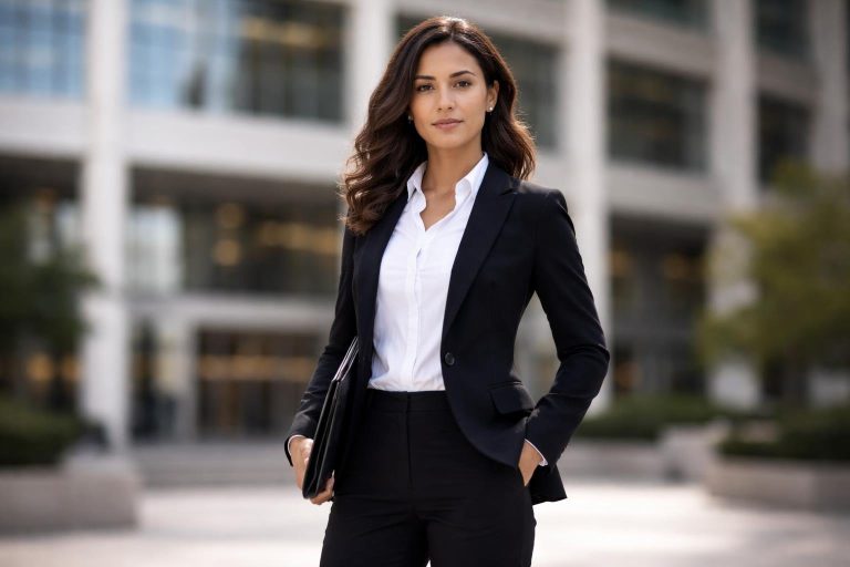 silhouette-tenue-formelle-batiment-moderne