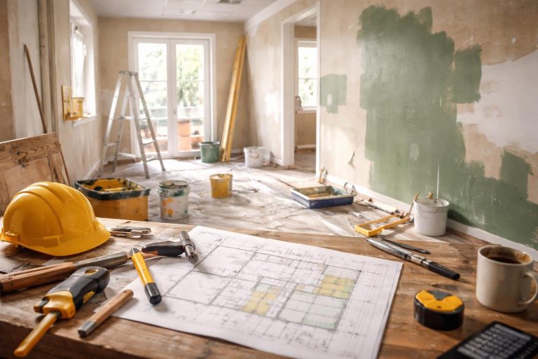 maison-renovation-murs-peints-outils