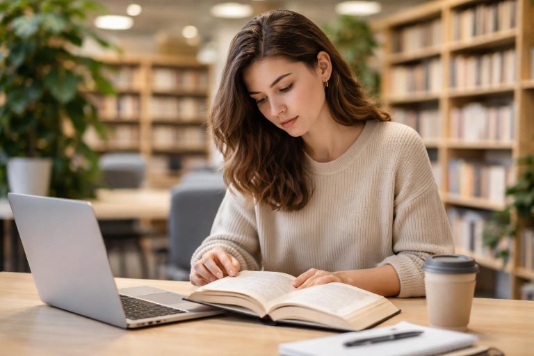personne-bibliotheque-livre-ordinateur-plantes
